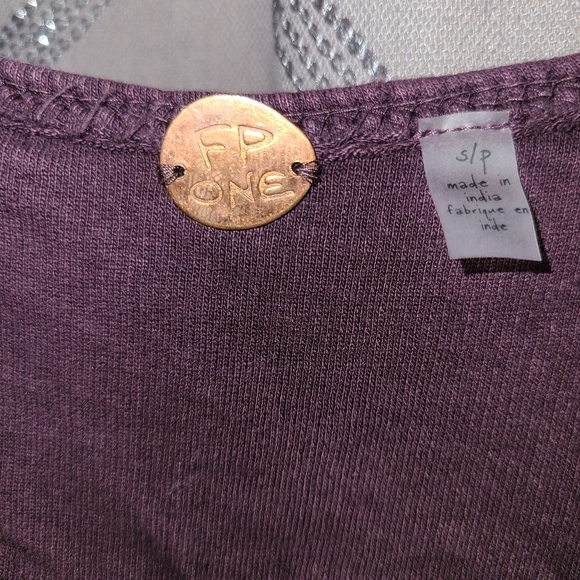 Free People One Plum Purple Billie Coveralls Jumpsuit S - Picture 4 of 6